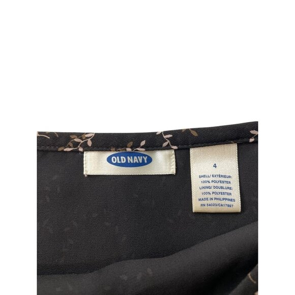 Y2K Old Navy Moody Dark Botanical Print Fall Skirt - Picture 2 of 7